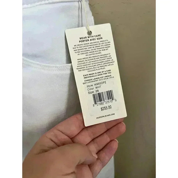 Hudson Avalon Overalls White Size 28 - Picture 4 of 15